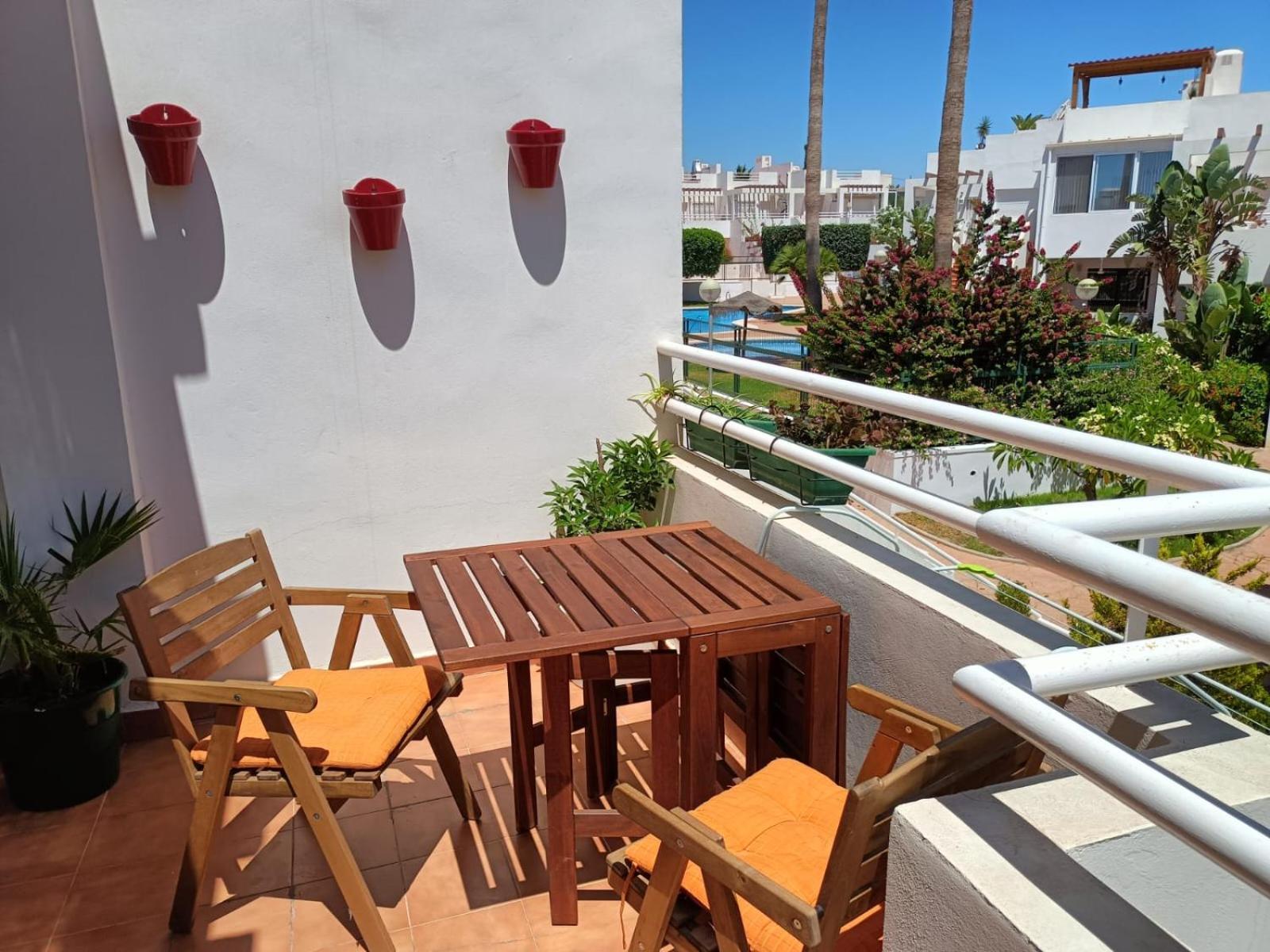Precioso Apartamento Con Piscina Y Garage Palomares  Exteriör bild